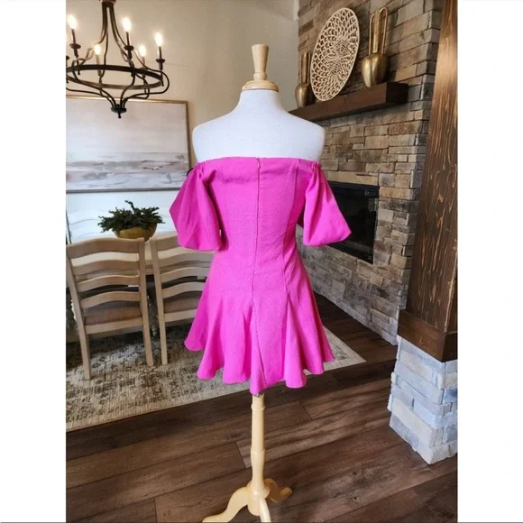 Hot Pink Off the Shoulder Barbiecore Mini Dress
Fit & Flare Boutique - Picture 2 of 6